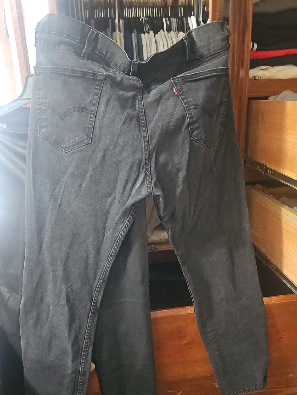 Levi's Men's Relaxed Jeans - Dark Gray